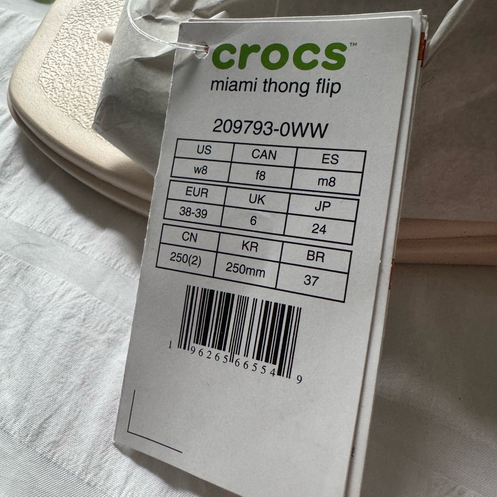 Crocs Miami Thong Flip Flop Sandals - Picture 4 of 5